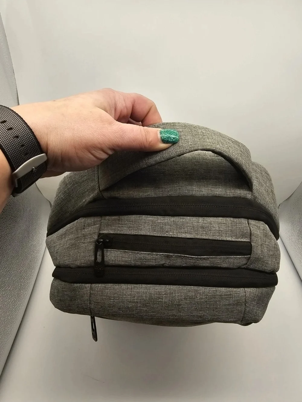 New Hap Tim Grey Diaper Backpack Bag